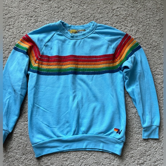 Aviator Nation Tops - Aviator Nation bright blue sweatshirt
